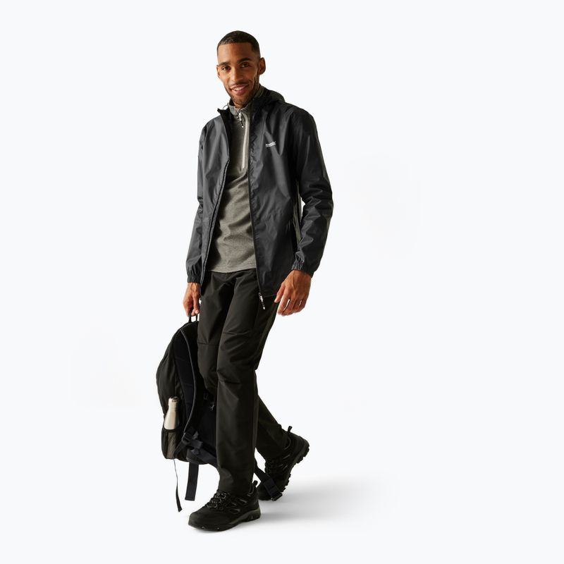 Мъжко яке за дъжд Regatta Pack-It III seal grey 2