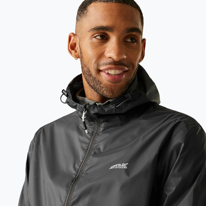 Мъжко яке за дъжд Regatta Pack-It III seal grey 4