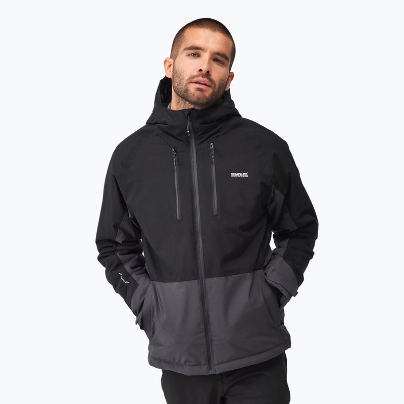 Мъжко зимно яке REGATTA Highton Stretch III black/ash