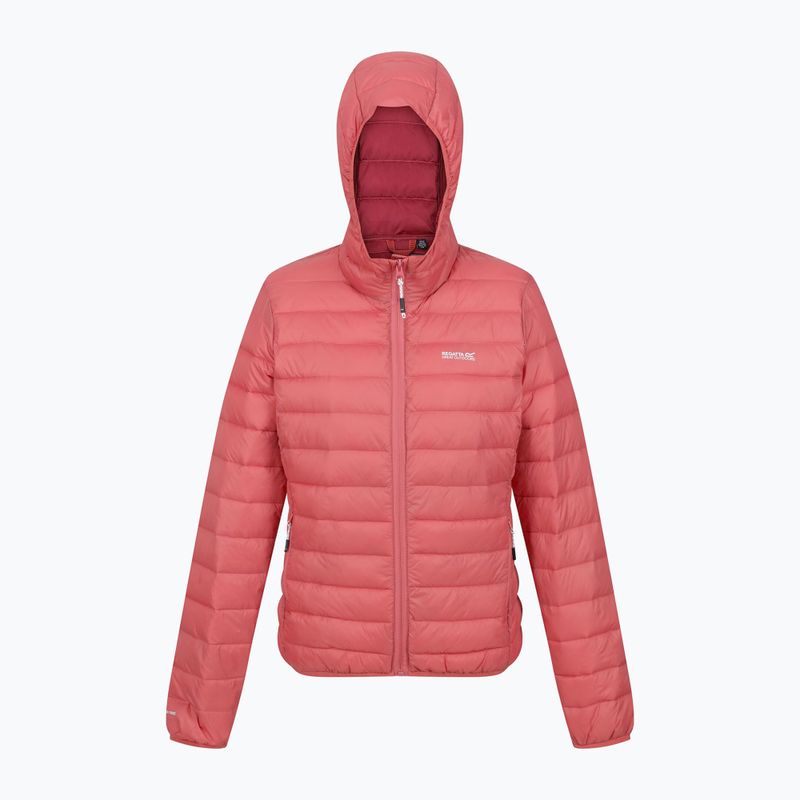 Дамско пухено яке REGATTA Hooded Marizion mineral red/rumba red 8