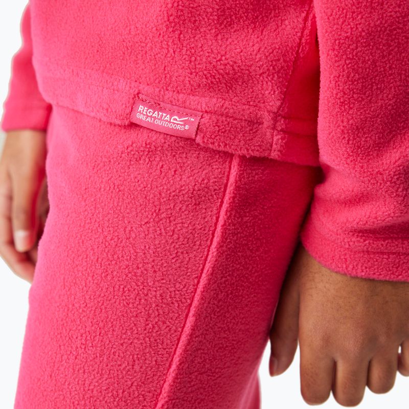 Детска термоактивна блуза с дълъг ръкав REGATTA Thermal Baselayer pink potion 5