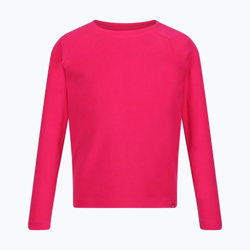 Детска термоактивна блуза с дълъг ръкав REGATTA Thermal Baselayer pink potion 6