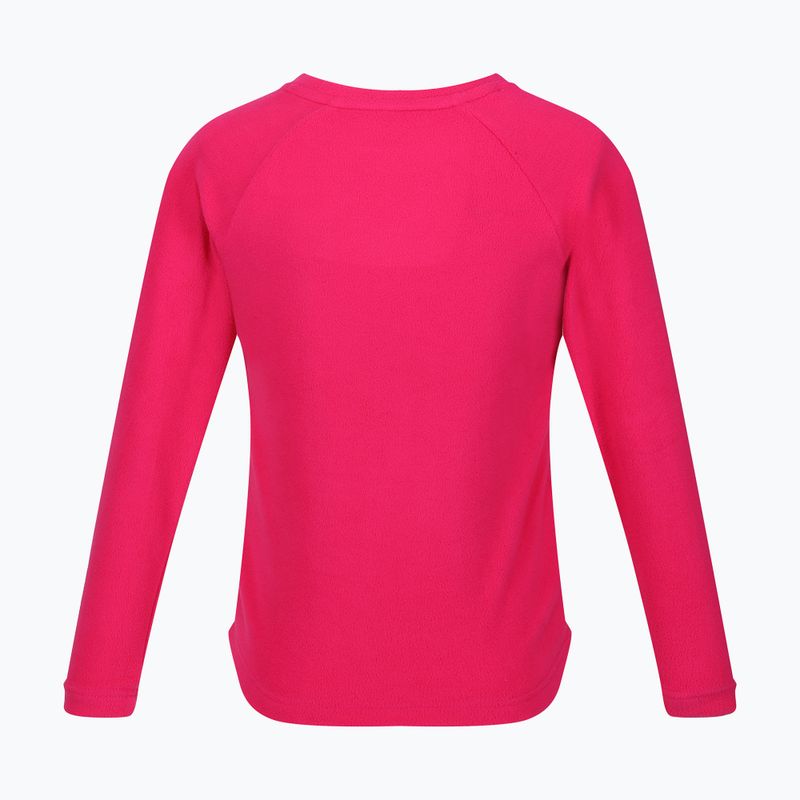 Детска термоактивна блуза с дълъг ръкав REGATTA Thermal Baselayer pink potion 7