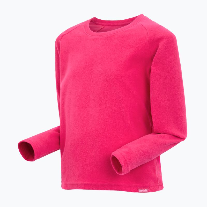 Детска термоактивна блуза с дълъг ръкав REGATTA Thermal Baselayer pink potion 8