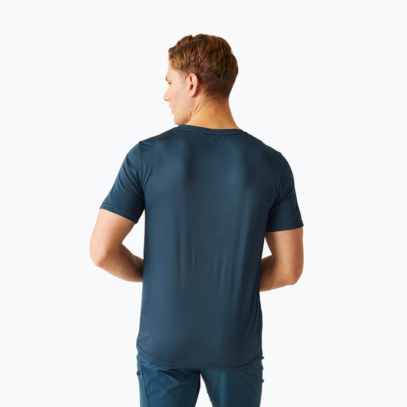 Мъжка риза за трекинг REGATTA Fingal V-Neck moonlight denim 3
