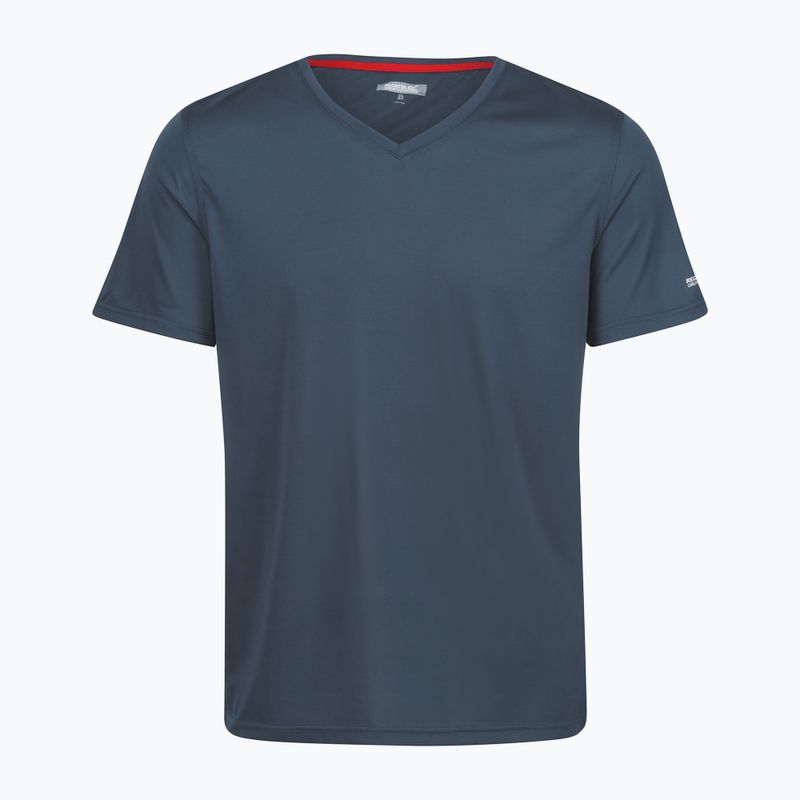 Мъжка риза за трекинг REGATTA Fingal V-Neck moonlight denim 5