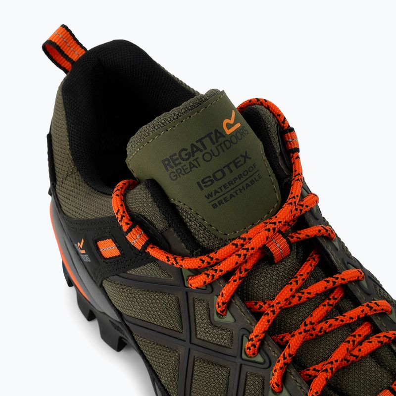 Мъжки обувки за трекинг REGATTA Samaris III Low cypress green/blaze orange 8