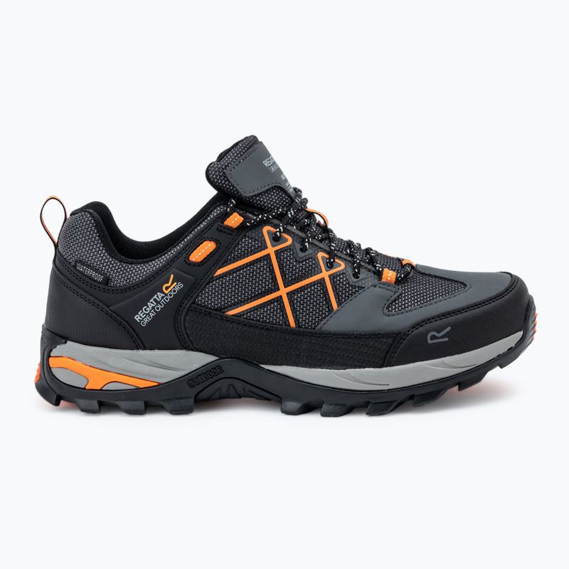 Мъжки обувки за трекинг REGATTA Samaris III Low granite/blaze orange 2