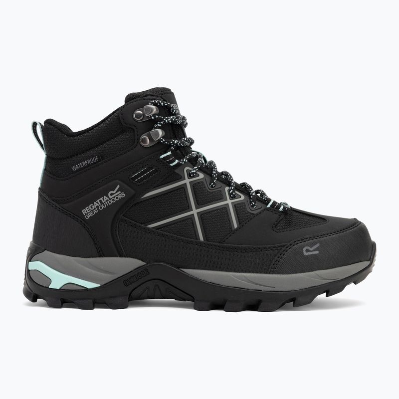Дамски ботуши за трекинг REGATTA Samaris III black/beached aqua 2