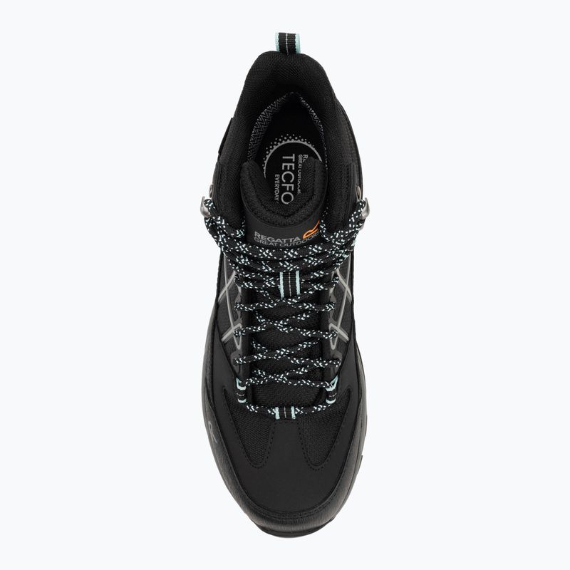 Дамски ботуши за трекинг REGATTA Samaris III black/beached aqua 5
