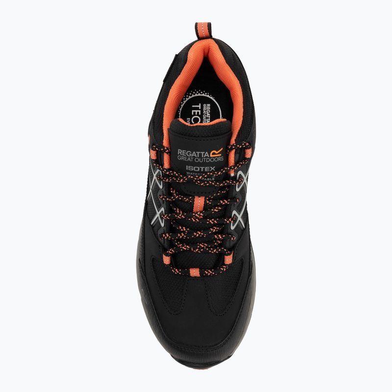 Дамски ботуши за трекинг REGATTA Samaris III Low black/satsuma 5