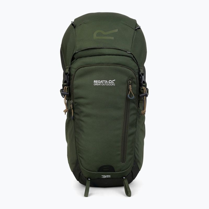Раница за трекинг REGATTA Highton V2 35 l dark khaki/ four leaf clover