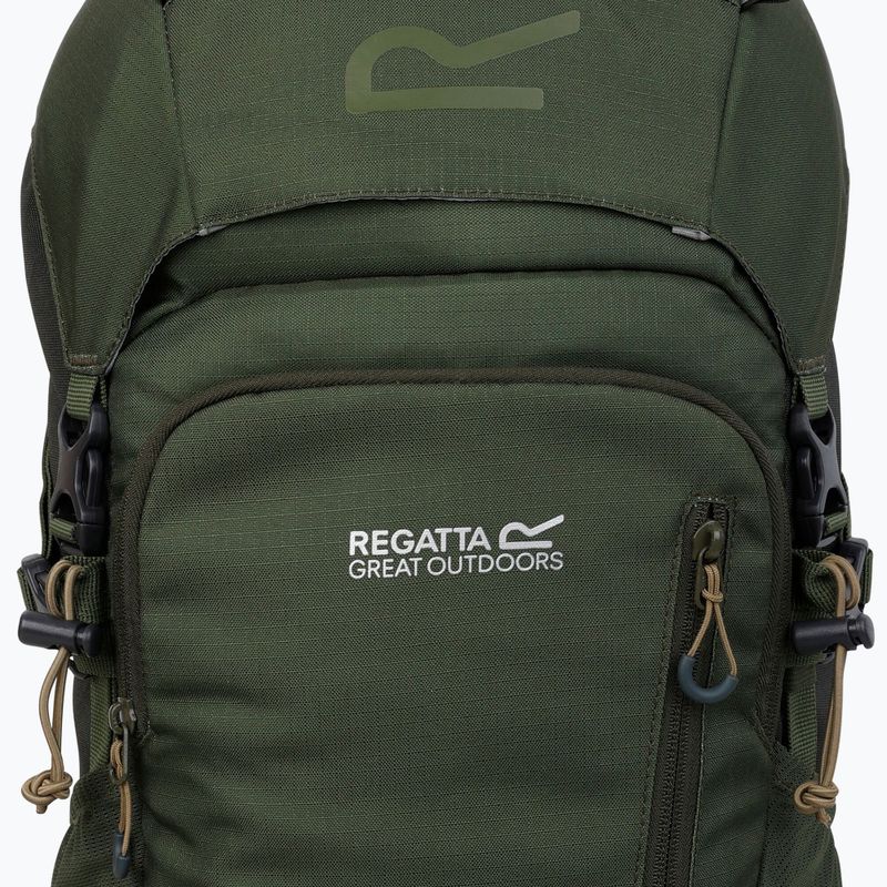 Раница за трекинг REGATTA Highton V2 35 l dark khaki/ four leaf clover 4