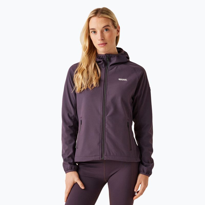 Дамско софтшел яке REGATTA Arec III deep plum