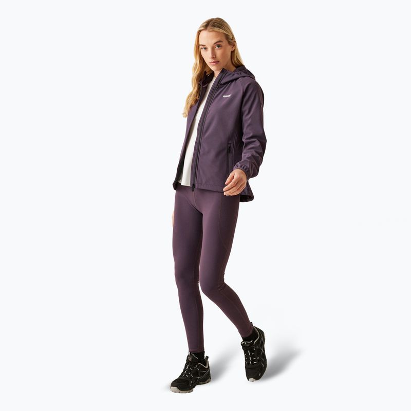 Дамско софтшел яке REGATTA Arec III deep plum 2