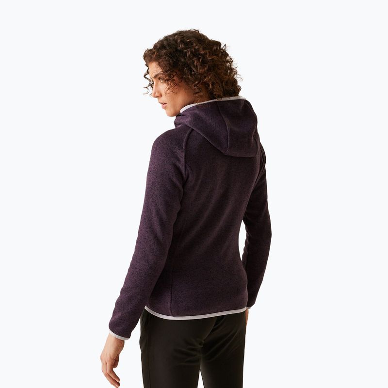 Дамски суитшърт за трекинг REGATTA Hooded Newhill deep plum 3