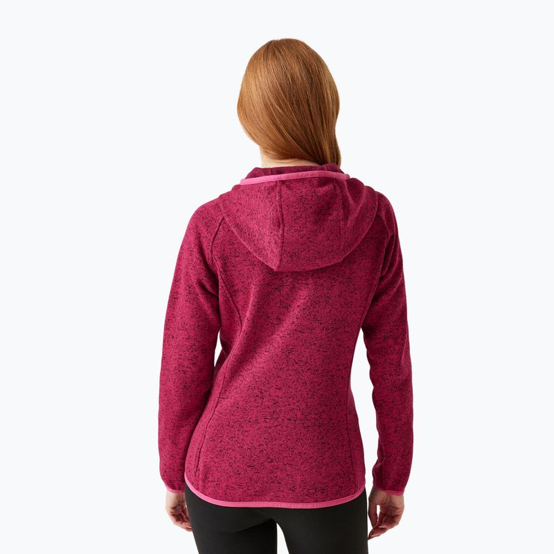 Дамски суитшърт за трекинг REGATTA Hooded Newhill deep pink 3