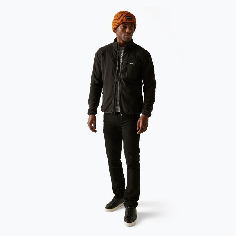 Мъжки поларен суитшърт REGATTA Frankie Full Zip black 2