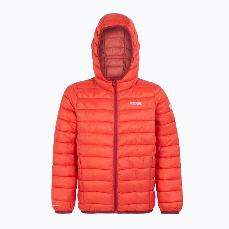 Детско пухено яке REGATTA Junior Hooded Marizion red sky/mineral red 5