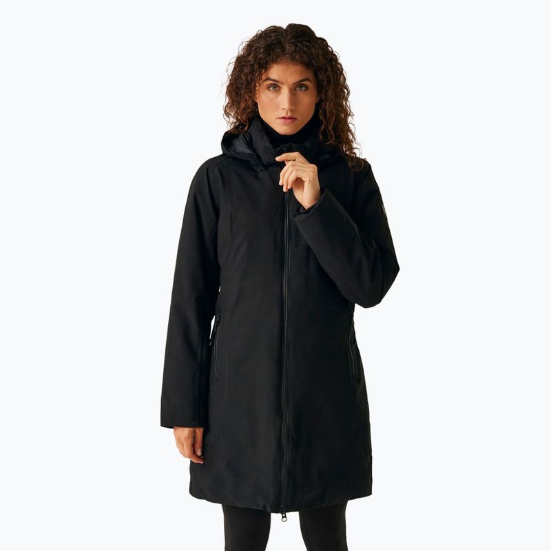 Дамско дълго пухено яке REGATTA Yewbank IV black/black