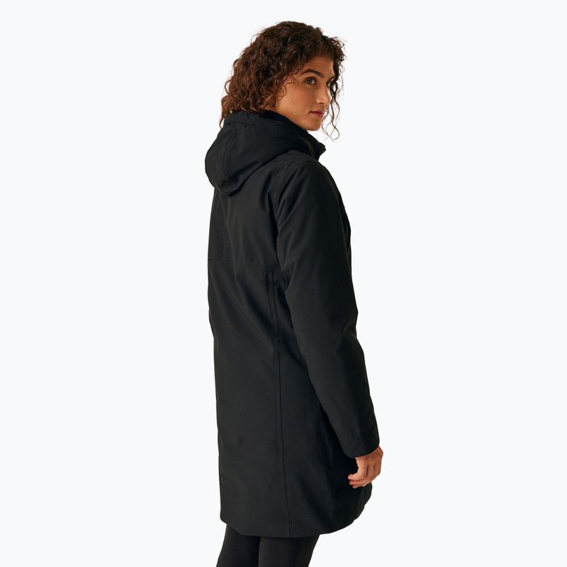 Дамско дълго пухено яке REGATTA Yewbank IV black/black 3