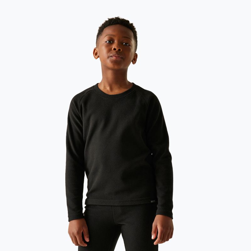 Детска термоактивна блуза REGATTA Thermal Baselayer black 3