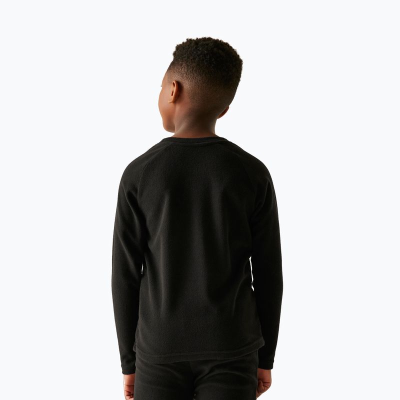 Детска термоактивна блуза с дълъг ръкав REGATTA Thermal Baselayer black 5