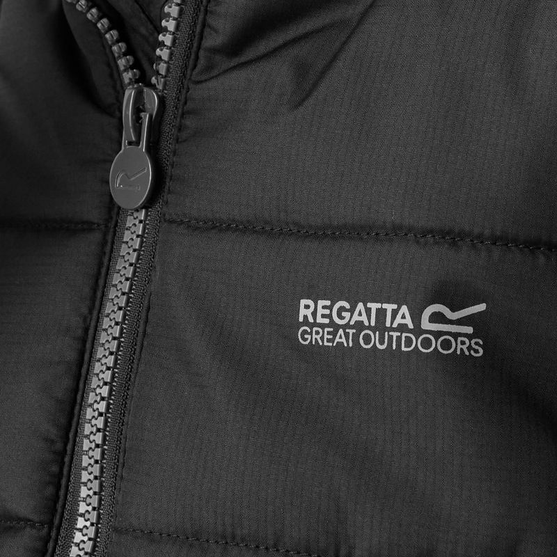 Детско пухено яке REGATTA LoftHouse VIII black/sealgr 5