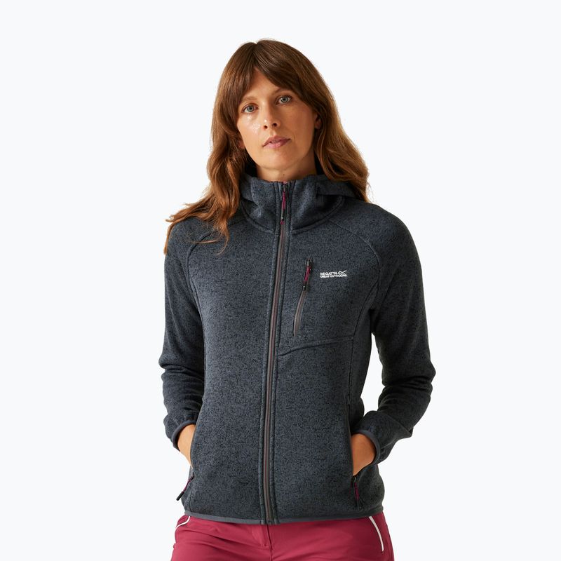 Дамска поларена качулка REGATTA Newhill II seal grey/pop