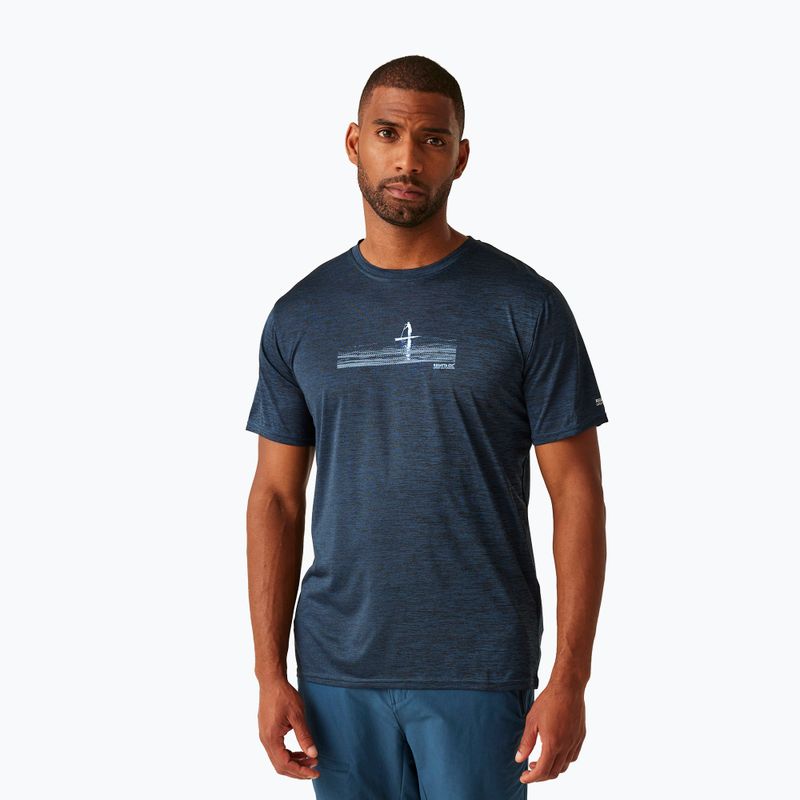 Мъжка трекинг риза REGATTA Fingal IX moonlight denim marl