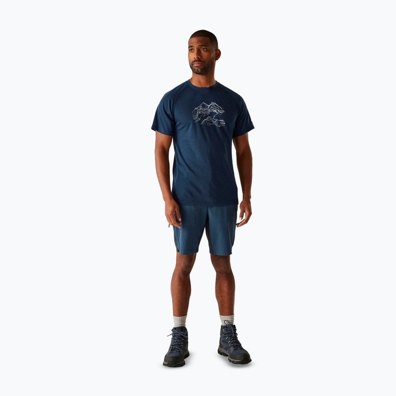Мъжки шорти за трекинг REGATTA Eldes moonlight denim/navy 2