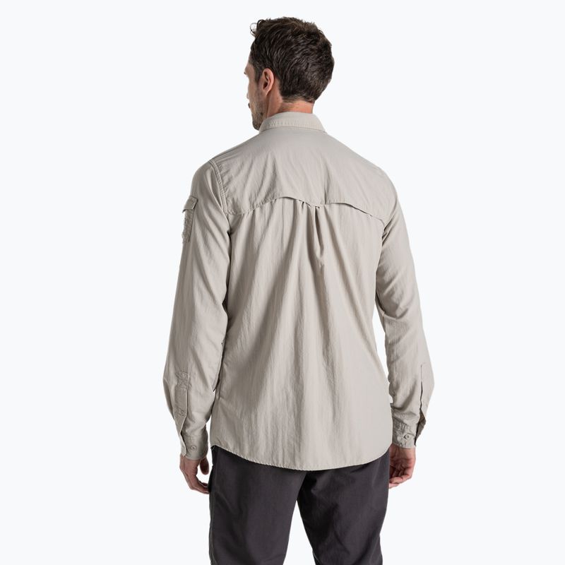 Мъжка риза за трекинг Craghoppers NosiLife Adventure Long Sleeved Shirt III perchment 3