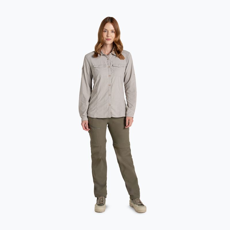 Дамска риза Craghoppers NosiLife Adventure Long Sleeved Shirt III soft mushroom 2