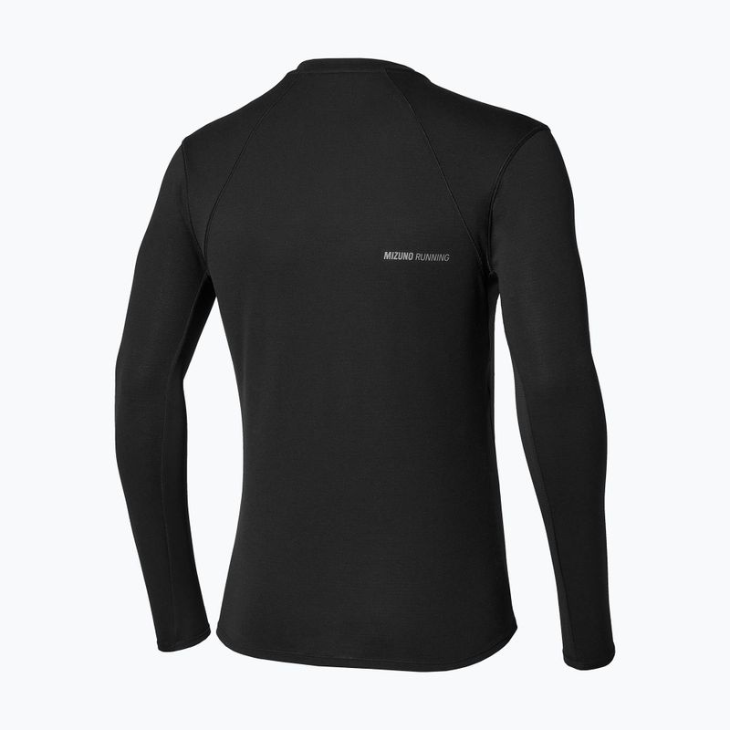 Мъжка блуза за бягане с дълъг ръкав Mizuno Tech Thermal Charge Breath Thermo Long Sleeve Tee black 2