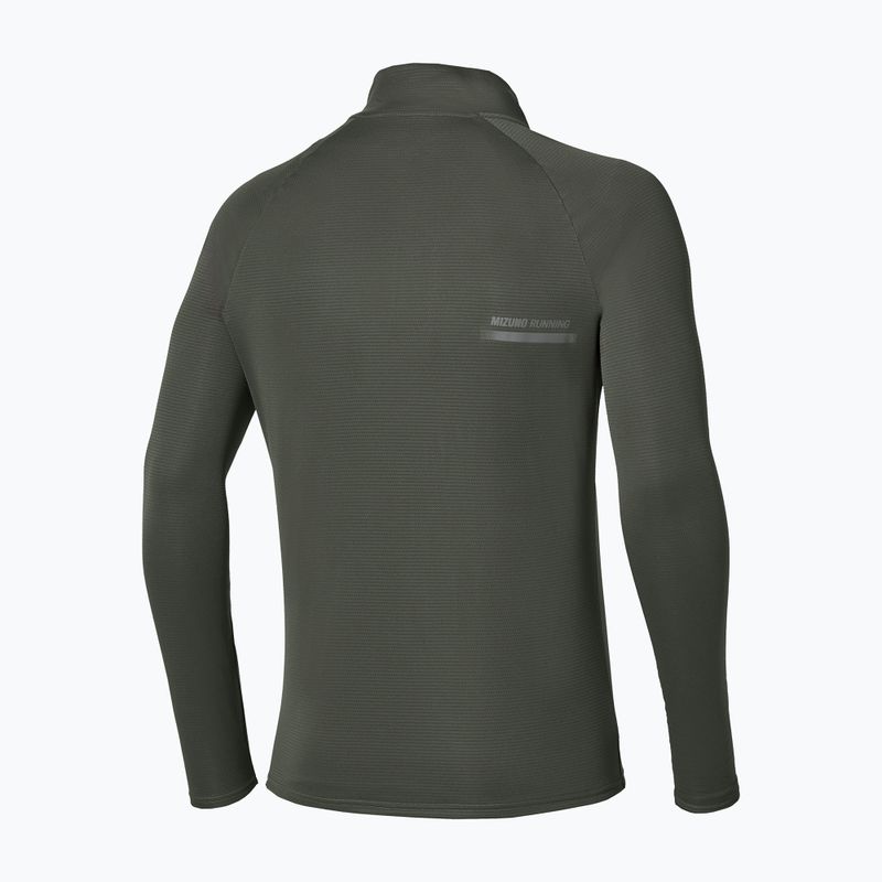 Мъжка блуза за бягане с дълъг ръкав Mizuno Active Dryaeroflow Hybrid Long Sleeve Top Forest Night 2