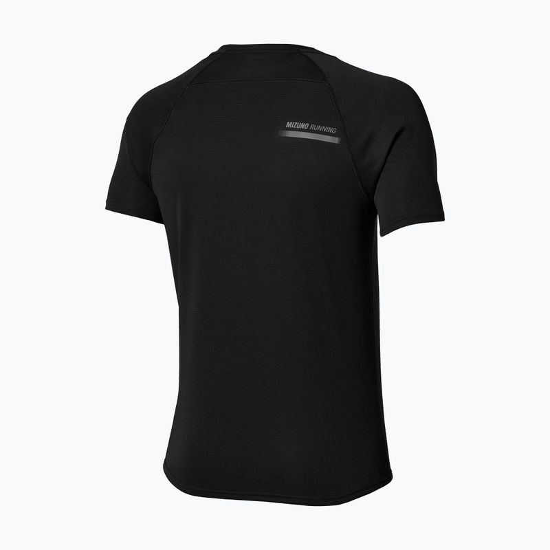 Мъжка тениска за бягане Mizuno Active Dryaeroflow black 2