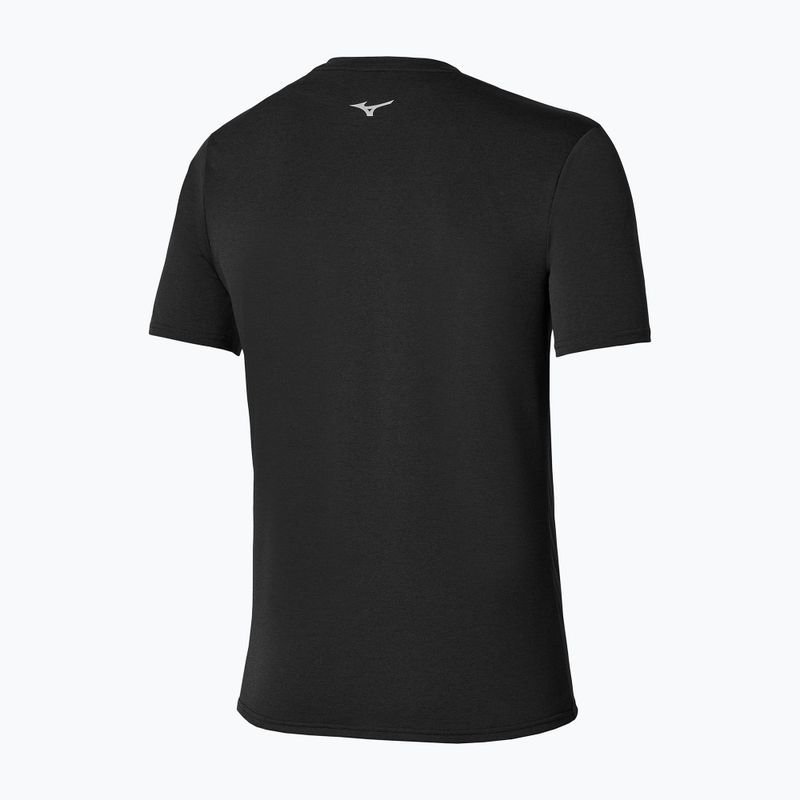 Мъжка тениска за бягане Mizuno Core Runbird Short Sleeve Tee black 2