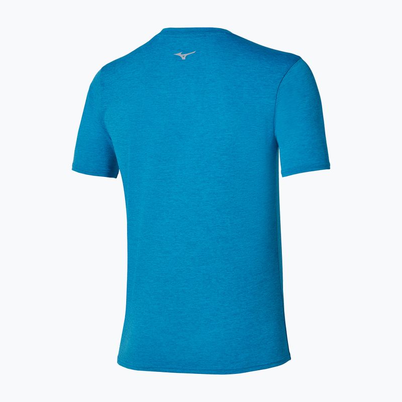 Мъжка тениска за бягане Mizuno Core Runbird Short Sleeve Tee blue jewel 2