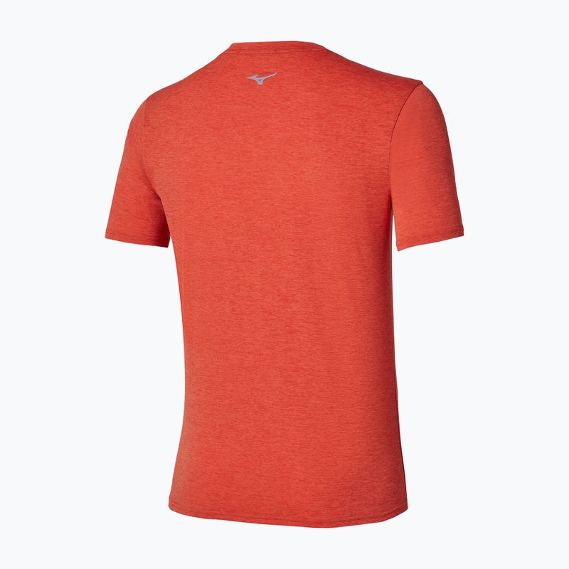 Мъжка тениска за бягане Mizuno Core Runbird Short Sleeve Tee orange 2