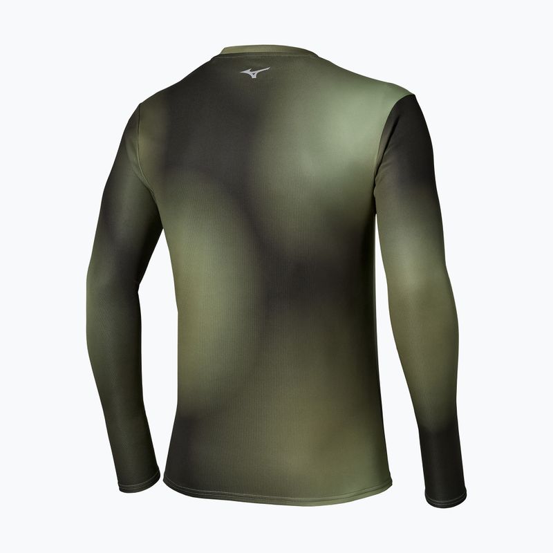 Мъжка блуза за бягане с дълъг ръкав Mizuno Core Graphic Long Sleeve Tee Forest Night 2