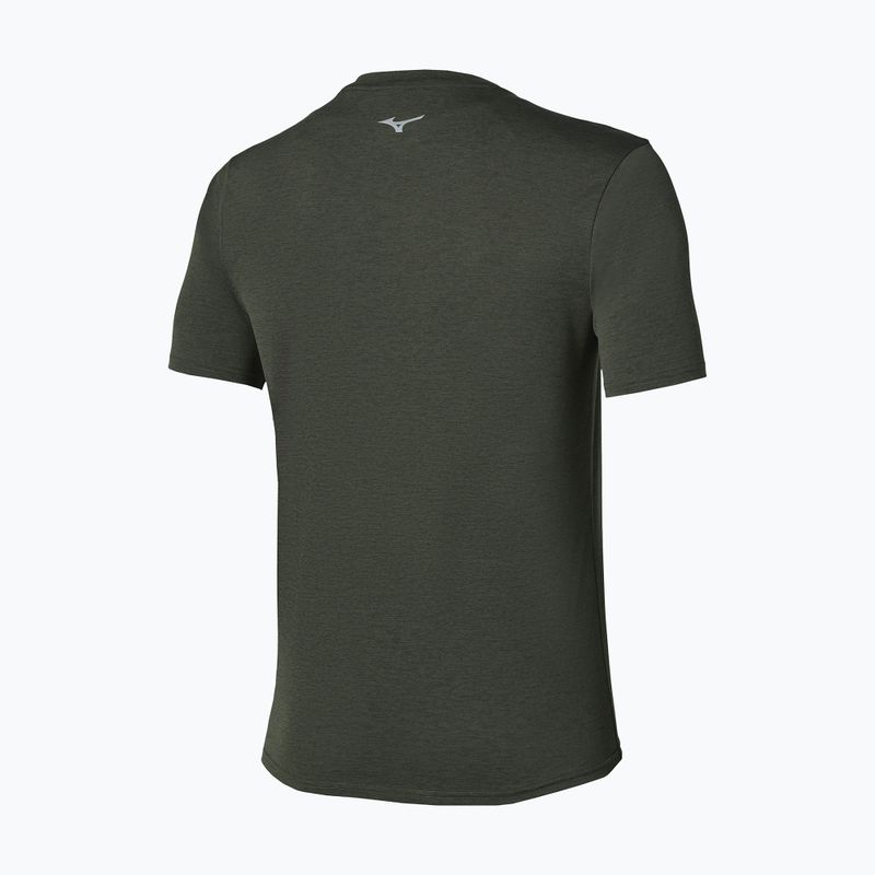 Мъжка тениска за бягане Mizuno Core Impulse Short Sleeve Tee forest night 2
