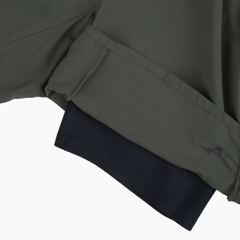 Мъжки шорти за бягане Mizuno Multi Pocket 2In1 forest night 5