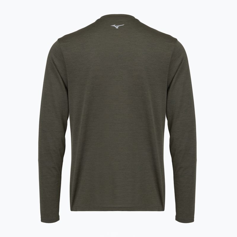 Мъжки суитшърт за бягане Mizuno Core Impulse Half Zip Long Sleeve Tee forest night 2