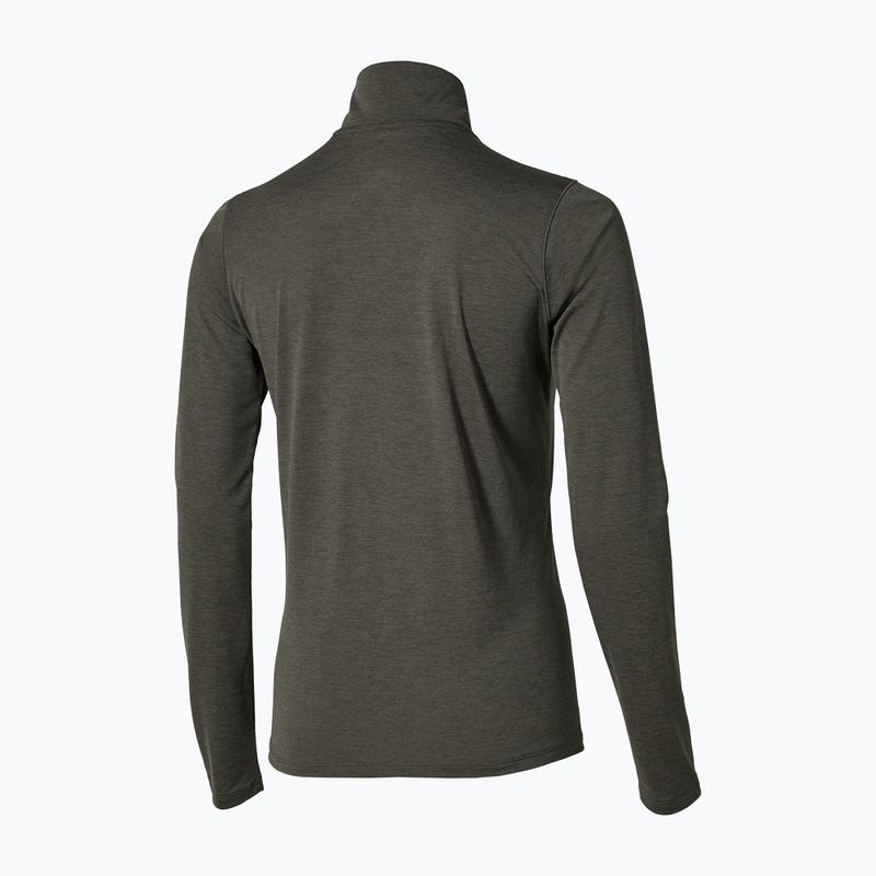 Дамски суитшърт за бягане Mizuno Core Impulse Half Zip Long Sleeve Tee forest night 2