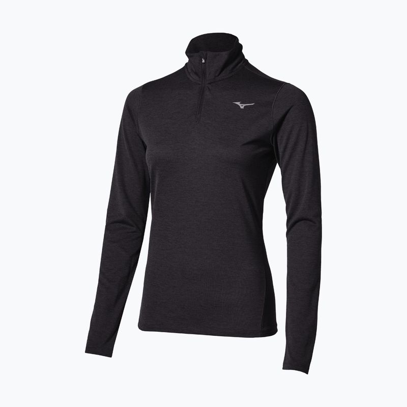 Дамски суитшърт за бягане Mizuno Core Impulse Half Zip Long Sleeve Tee phantom