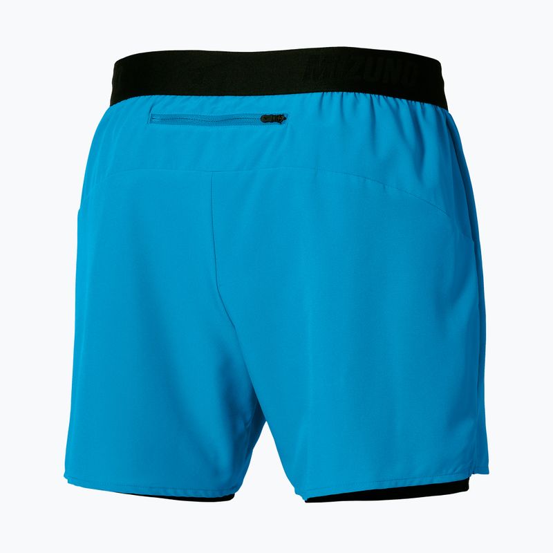 Мъжки шорти за бягане Mizuno Core 5.5 Inches 2In1 blue jewel 2