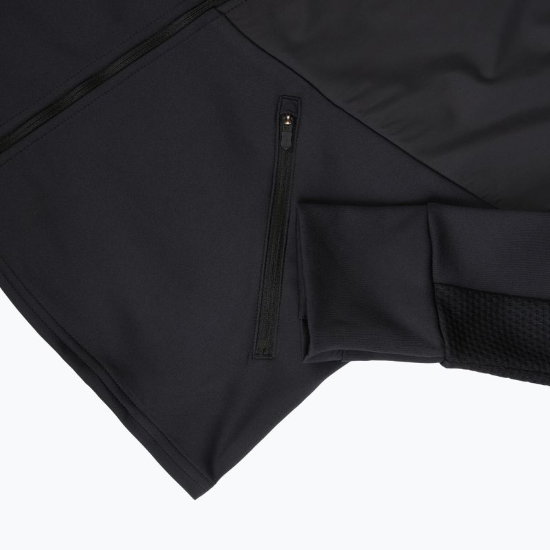 Мъжко яке за бягане Mizuno Active Warmalite Hybrid Full Zip Hooded Long Sleeve Top black 4