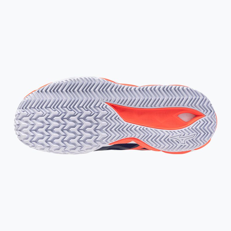 Мъжки обувки за тенис Mizuno Wave Enforce Tour 2 CC beacon blue/white/lava orange 11