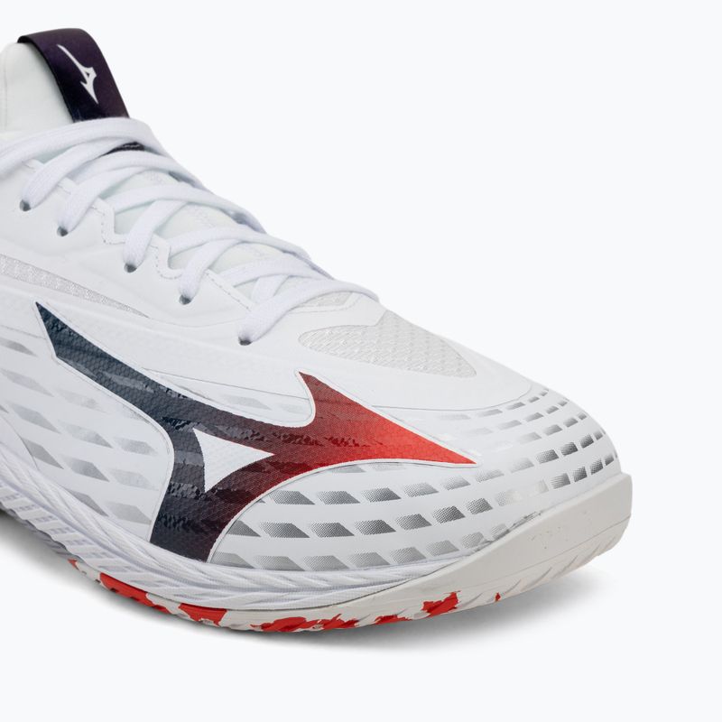 Мъжки обувки за тенис Mizuno Wave Drive Neo 4 white/insignia blue/orange 7