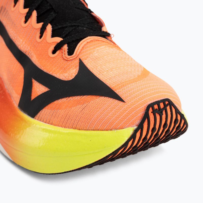 Обувки за бягане Mizuno Hyperwarp Pure lava orange/black/lightning yellow 7